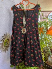 Gudrun Sjöden Rosen Blumen Mini Kleid Tunika Long Top 38 40 42