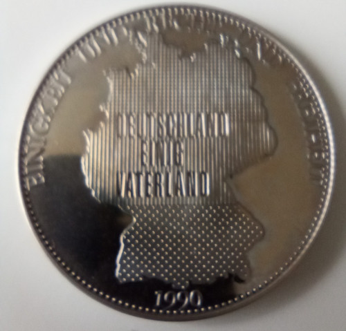 Medaille deutschland einig - medaille,