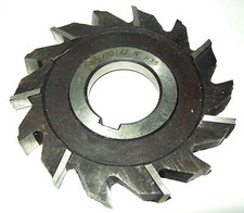 HSS Scheibenfräser 100x12 Kreuzverzahnt Drehmaschine Fräse CNC 