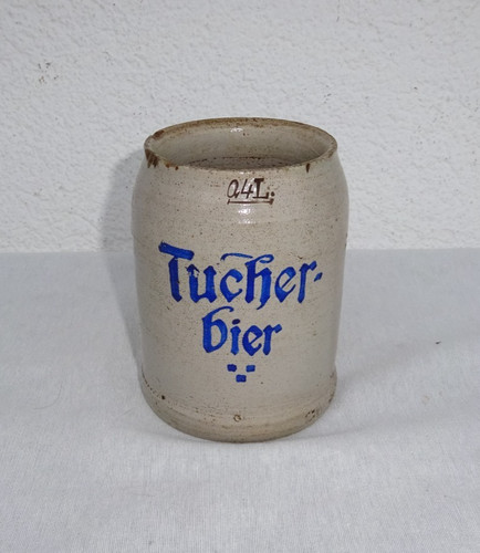 Alter bierkrug tucher - bierkrug, bier