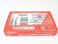 Fleischmann N 9369 Startset 17tlg "Regionalexpress" m. Gleisen + Trafo / Digital