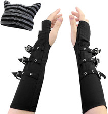 1 Paar Punkhandschuhe, Goth