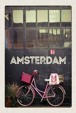 Holzschild 30x20 cm Amsterdam