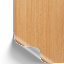 [12,11€/m²] Selbstklebende Folie Klebefolie Möbel Küche Holzoptik Buche Rotbuche