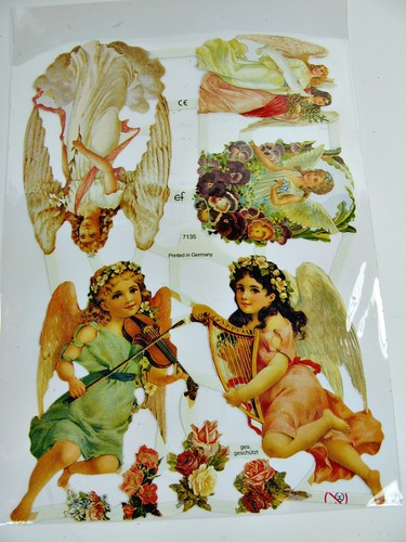 Glanzbild oblaten bogen - -,