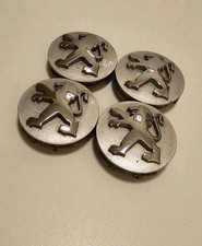 🟢 4x Original Peugeot Felgendeckel / Nabendeckel / Felgenkappen 60mm 🟢