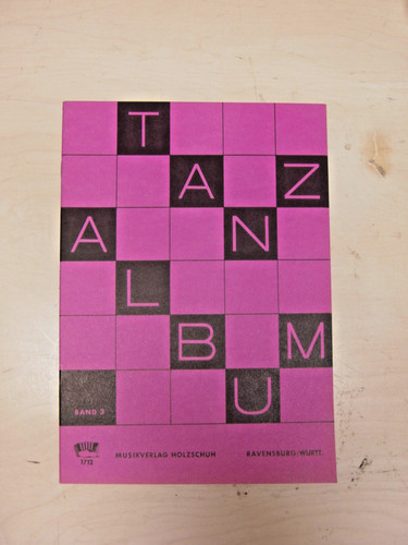 Alte noten tanzalbum - alte, band