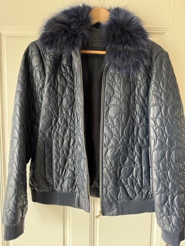 Tru trussardi leder blouson - tru,
