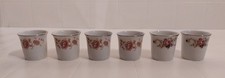 6x Porzellan Becher Vintage