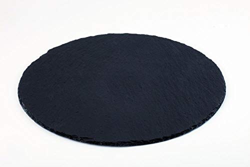 Naturschieferplatte ø28cm - naturschieferplatte,