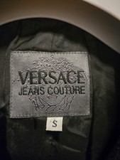 Versace Damen Mantel Kurzmantel Wolle Designer Vintage