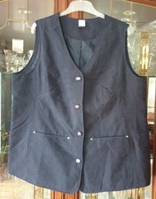  ärmellose Weste dunkelblau