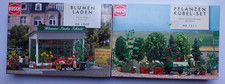 Busch Bausatz H0 Blumenladen und Pflanzen Kübel-Set Art.Nr. H0 1049 und H0 1211