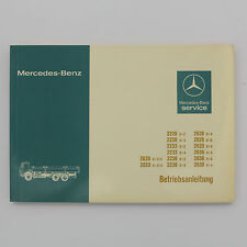 Mercedes LKW 2028 bis 2638 6x2 6x4 6x6 Allrad Betriebsanleitung Ausgabe 1981