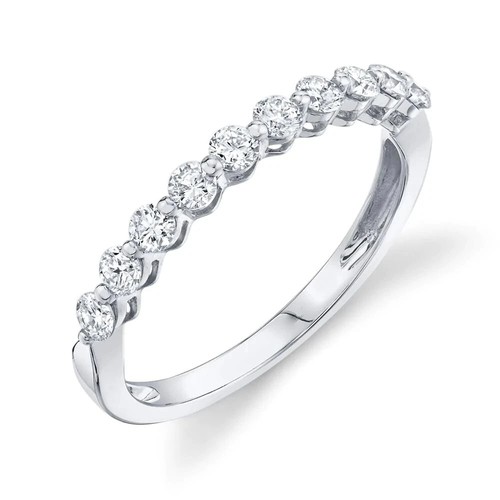 Round diamant band 14k - round,