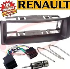 für RENAULT Megane, Scenic COUPE Und CABRIO RADIO-BLENDE IN SCHWARZ SET Komplett