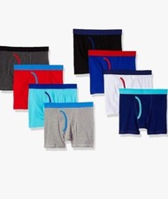 Boxershorts  8 Stück für Jungen Baumwolle Multipack M Amazon Essentials