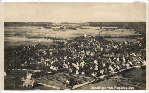 Dusslingen vom flugzeug - dusslingen,