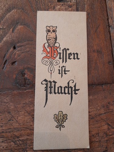 Altes lesezeichen wissen ist - ,
