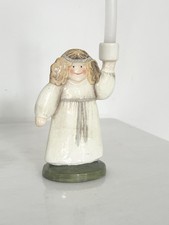 Lisa Larson Goebel Keramik Maid Mädchen Lucia Kerzenhalter Gustavsberg