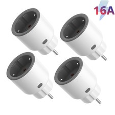 Sonoff Smart WLAN Steckdose 4Packs WiFi Smart Home Steckdose App-gesteuert 16A