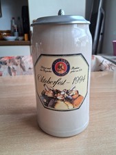 Bierkrug mit deckel paulaner - bierkrug,