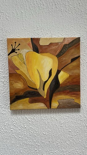 Acryl bild abstrakt - acryl,