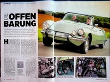 Oldtimer Markt 11/2014 Citroen DS 19 Cabrio mit 83PS in einer seltenen Vorstellu