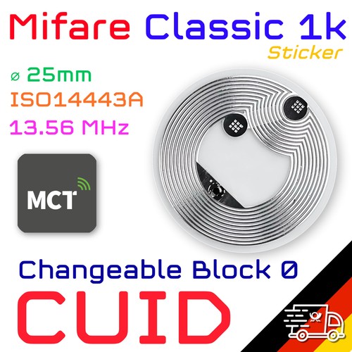 Cuid mifare classic - mifare, 1k