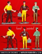 3 ALTE HARTPLASTIK FIGUREN