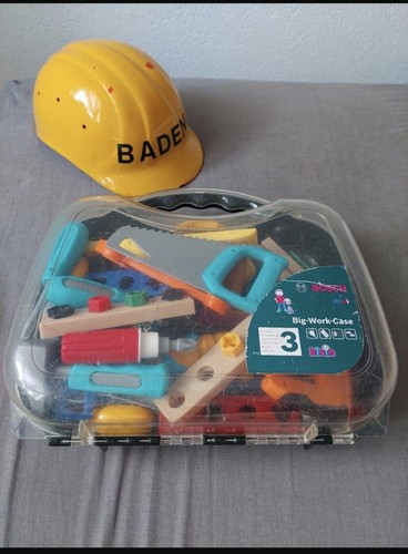 Spilzeug/Werkzeugkoffer/Helm/I