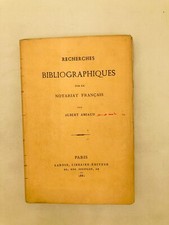 Bibliographische Recherchen über das französische Notariat - Albert Amiaud - 1881