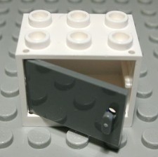 Lego Cabinet 2x3x2 White with