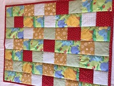 Patchwork Bettdecke für