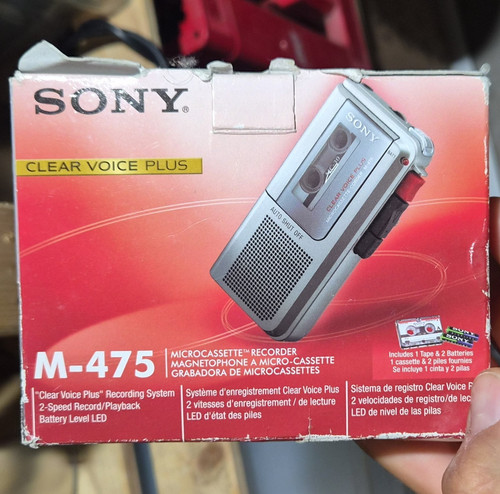 Sony 475 microcassette - m-475,