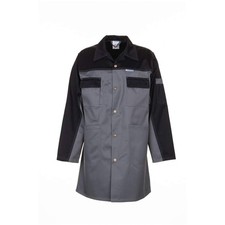 Planam Tristep Berufsmantel grau/schwarz Gr. 106 – robust & pflegeleicht - Neu