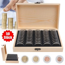 Münzsammlung Münzbox Holz