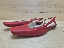 LLOYD DAMENSCHUHE SLING BALLERINAS LEDER SLIPPER Gr:39 UK:6 ROT