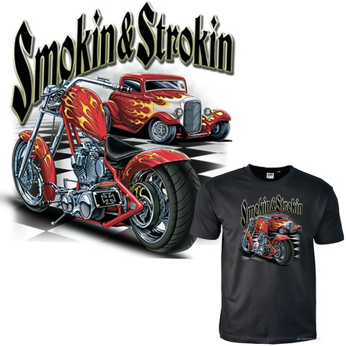 Chopper shirt hot rod - hot,