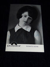 Renate KERN - AK Polydor - Musik, Schlager, Chanson - signiert, Autogramm