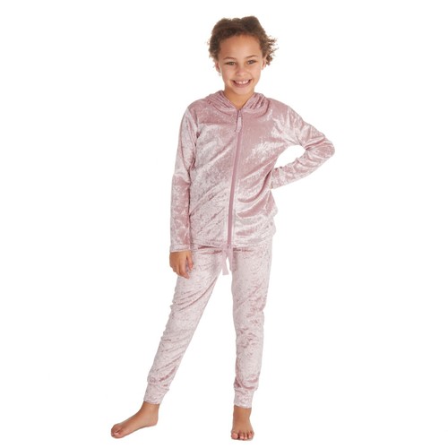 Mädchen velour trainingsanzug - mädchen,