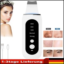 Ultraschallpeelinggerät Porenreiniger Skin Scrubber Peeling Gesicht Ultraschall