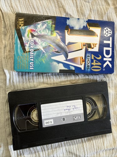 Tdk 240 vhs - tv,