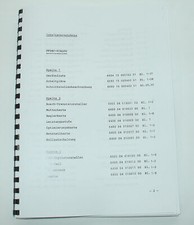 Elektrische Unterlagen (Schaltplan) Deckel FP5NC D4 2806