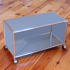 * Orig. USM Haller Regal Sideboard * Mittelgrau * Seiten geschlossen * 75x35cm *