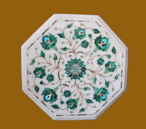 Marmor kaffeetisch inlay - marmor,