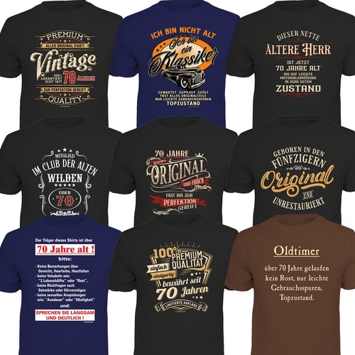 Geburtstag lustiges shirt - 70.geburtstag,