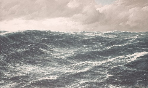 Sturm auf der - , nordsee