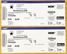 2 Karten für die Stunksitzung am 17.12.2025 im Innenraum