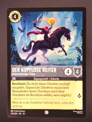 Disney lorcana der kopflose - disney,